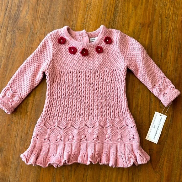 pink cashmere sweater dress $880 Gauge81 Women's Pink Cherry Wells Cut-out Cashmere Sweater Dress Size M